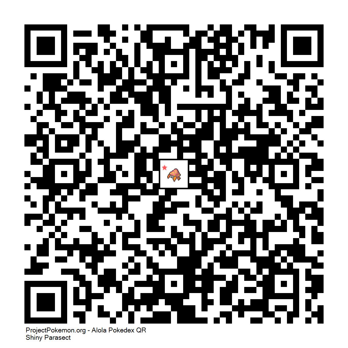 Cdigo QR de Parasect variocolor